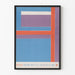 Poster d'arte astratta Bireline - Composizione geometrica colorata