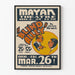 Poster retrò teatro Blind Alley Mayan Theatre