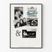 Poster vintage Bloomsburg Theatre Ensemble & Rand Whipple Movement Theatre