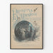 Poster vintage Blossoms Unfading con illustrazione romantica