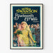 Poster vintage La ottava moglie di Barba Blu con Gloria Swanson