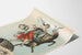 Poster vintage Bock Beer con ballerina e capra