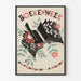 Poster vintage Boekenweek 25 febbraio - 4 marzo