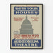 Poster vintage teatro Both Your Houses
