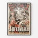 Poster vintage Palla di neve - Musica di J. Offenbach