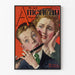 Poster vintage Norman Rockwell Giovane musicista con flauto traverso