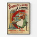 Poster vintage Brasserie de Hanoi A. Hommel decorazione murale birra