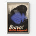 Poster vintage Bravo British Shipyards - Decorazione murale storica