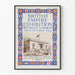 Poster vintage Esposizione dell'Impero Britannico 1924 - Padiglione di Terranova a Wembley