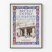 Poster vintage Esposizione dell'Impero Britannico 1924 - Decorazione murale storica