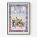 Poster vintage Esposizione dell'Impero Britannico 1924 Londra