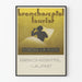 Poster vintage Bronchoseptol Lauriat contro la tosse