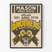 Poster vintage Brothers Théâtre Mason Opera House
