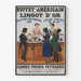 Poster vintage buffet americano Maison du Lingot d'Or