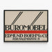 Poster vintage per ufficio Mobilier Edmund Boehm & Co — quadro incorniciato alla parete