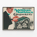Poster vintage Burroughs Additions-Maschinen Glogowski & Co — quadro incorniciato alla parete
