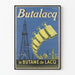 Poster vintage Butalacq Il butano di Lacq