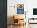 Poster vintage Butzkes Gas-Bade-Oefen per decorazione murale