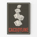 Poster vintage Cacodyline Jammes cubi tipografici