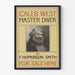 Poster vintage Caleb West Master Diver di F. Hopkinson Smith
