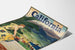 Poster vintage California Questo estate viaggia in treno