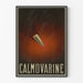 Poster vintage Calmovarine design essenziale