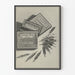 Poster vintage di lampadine Camphydryl Robin