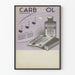 Poster pubblicitario vintage Carbagol Marinier