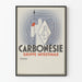 Poster vintage Carbonésie influenza intestinale