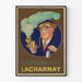 Poster vintage carburatore Lacharnay
