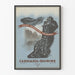 Poster vintage Cardiazol-Quinina per l'influenza e le bronchiti