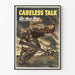 Poster militare vintage Careless Talk Got There First
