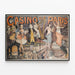 Poster vintage Casino de Paris 16 Rue de Clichy — quadro incorniciato alla parete