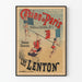 Poster vintage Casino de Paris - Les Lenton