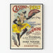 Poster vintage Casino de Paris Grande Spettacolo La Fiammina