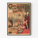 Poster vintage Casino del High Life Grande Ballo e Pattinaggio Artistico Americano