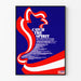 Poster Vintage Catch The Spirit 1985 Campagna Federale