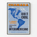 Poster Vintage Chamada VI Congresso Continentale Sindacalismo Libero Interamericano