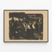 Poster vintage Canzoni di Montmartre Paul Delmet — quadro incorniciato alla parete