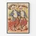 Poster vintage Cantanti mondani I Momarts dorato