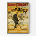 Poster vintage Charles Terront vincitore in bicicletta Rudge