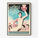 Poster vintage polacco di propaganda sportiva