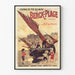 Poster vintage Berck-Plage Chemin de Fer du Nord