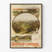 Poster vintage ferroviaire Montreux-Oberland bernese