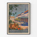 Poster vintage Niederbronn-les-Bains Chemins de fer dell'Alsazia e della Lorena