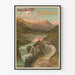Poster vintage Ferrovie dell'Est Haute-Engadine
