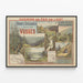 Poster vintage delle Ferrovie dell'Est - Viaggi circolari nei Vosgi — quadro incorniciato alla parete