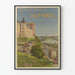 Poster vintage Ferrovie di Orléans - I Pirenei