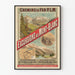 Poster vintage Escursioni al Monte Bianco Ferrovie P.L.M.