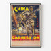 Poster vintage di resistenza militare cinese